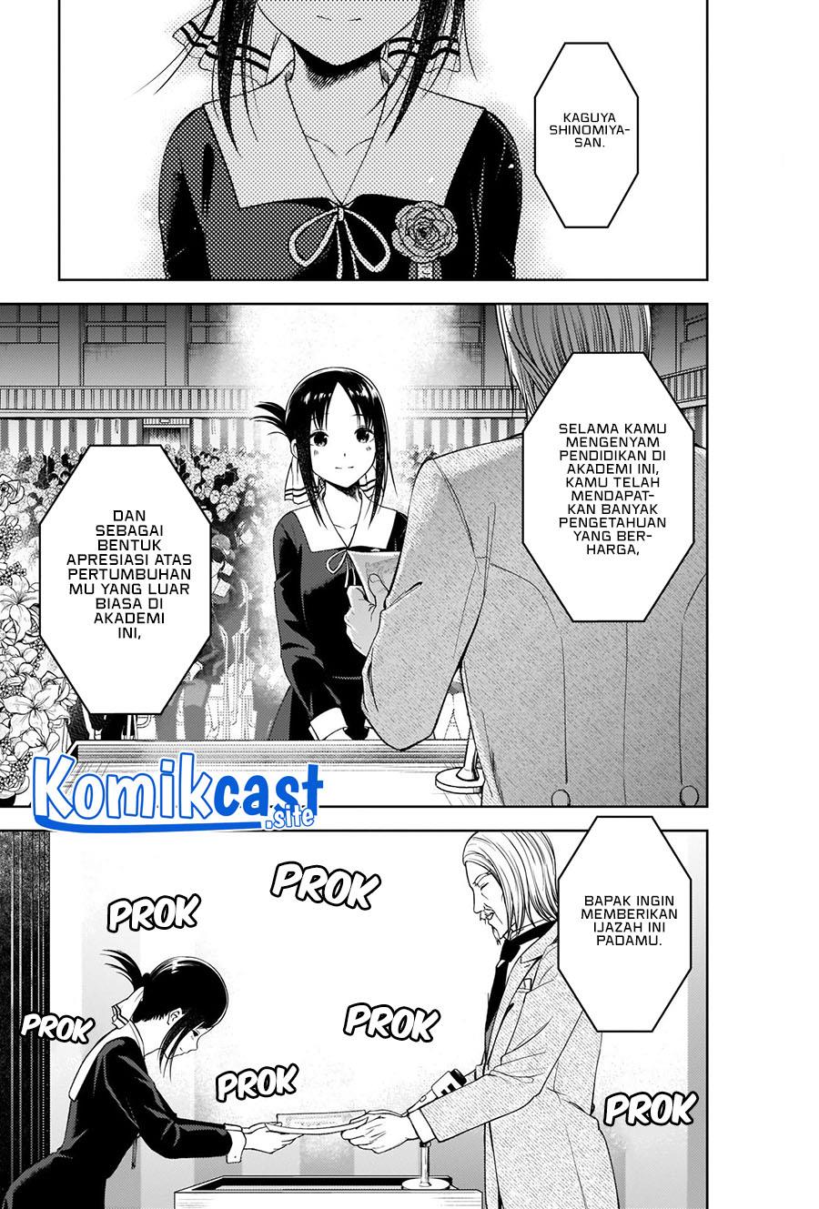 Kaguya-sama wa Kokurasetai – Tensai-tachi no Renai Zunousen Chapter 281 End